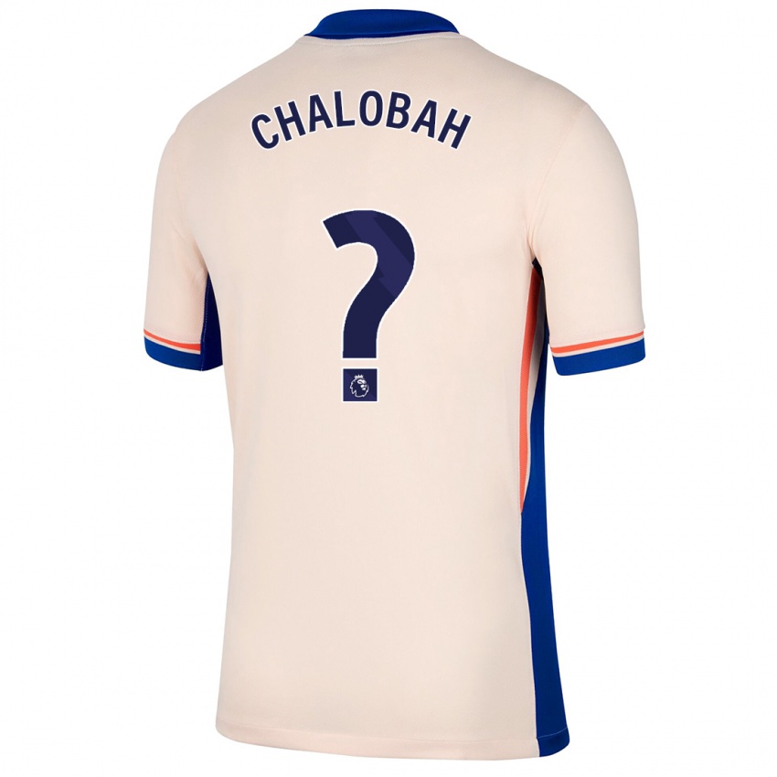 Gyermek Trevoh Chalobah #0 Világos Bézs Idegenbeli Jersey 2024/25 Mez Póló Ing