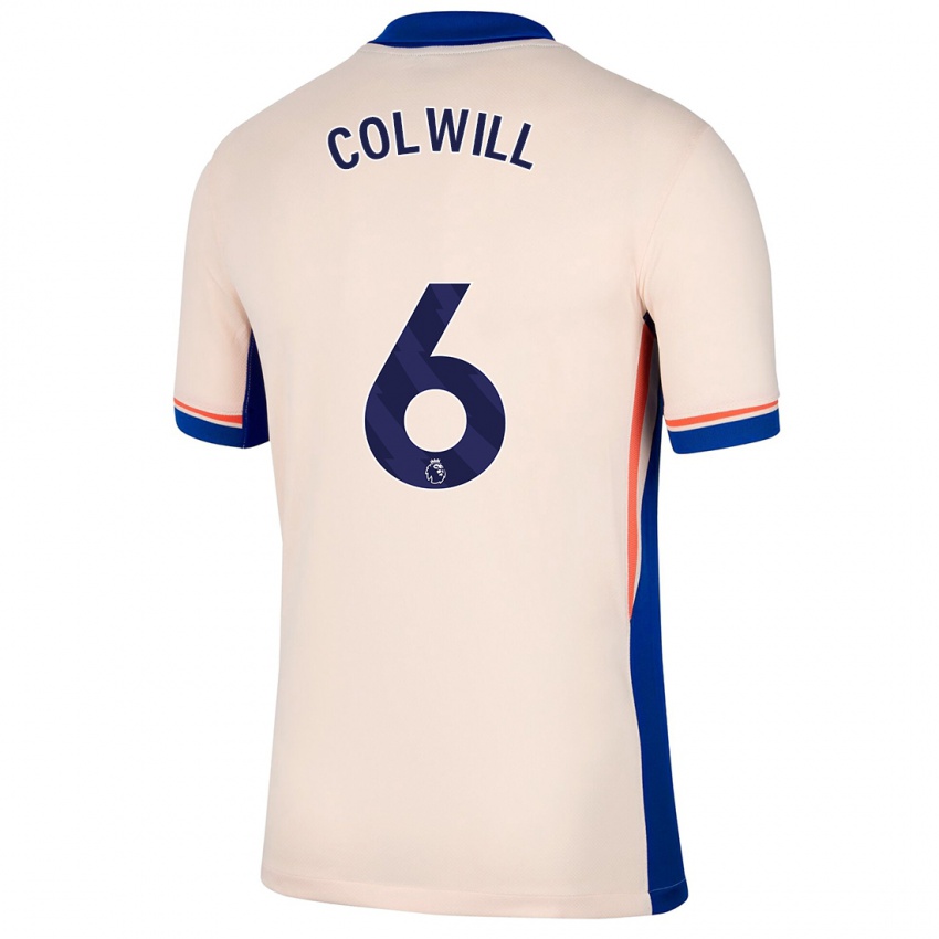 Gyermek Levi Colwill #6 Világos Bézs Idegenbeli Jersey 2024/25 Mez Póló Ing