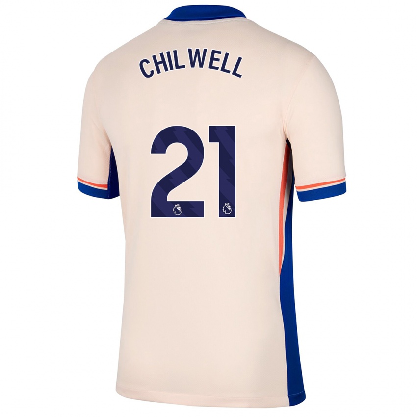 Gyermek Ben Chilwell #21 Világos Bézs Idegenbeli Jersey 2024/25 Mez Póló Ing