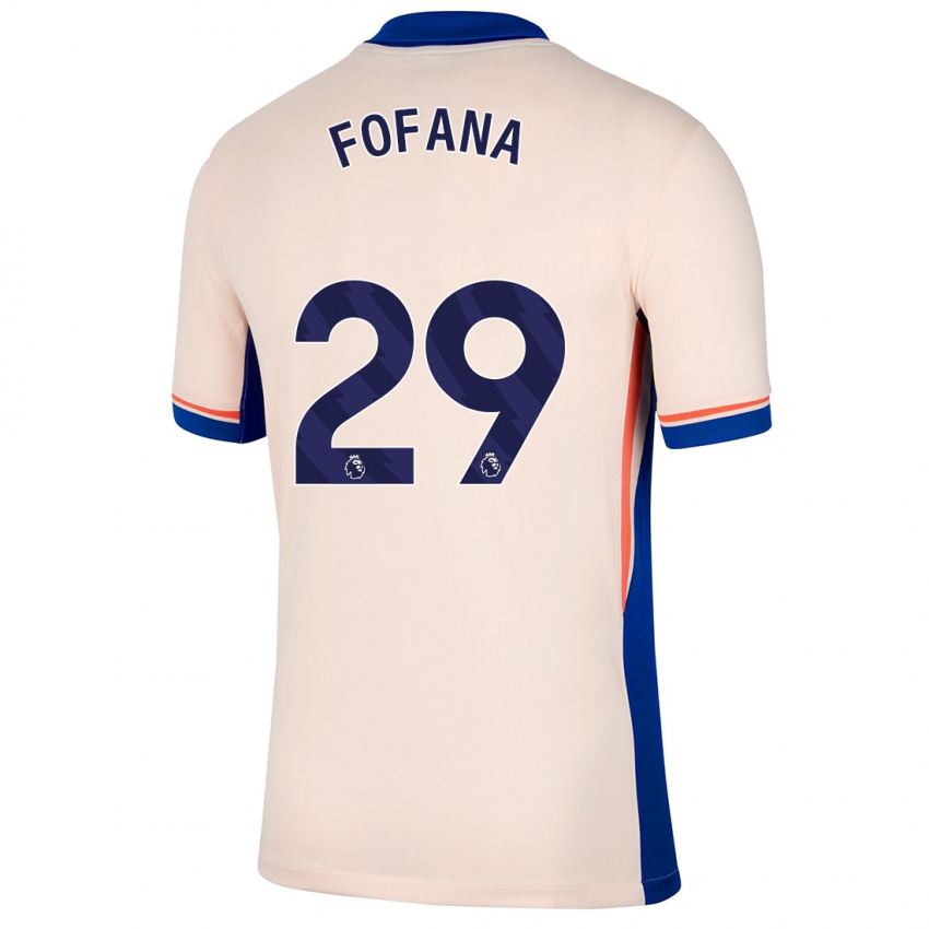 Gyermek Wesley Fofana #29 Világos Bézs Idegenbeli Jersey 2024/25 Mez Póló Ing