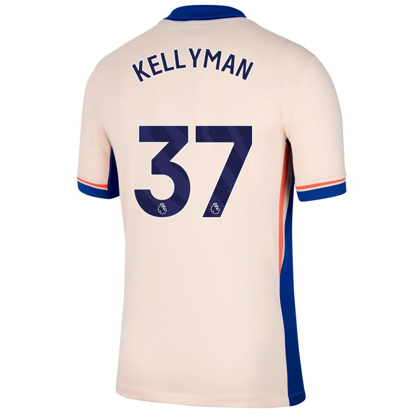 Gyermek Omari Kellyman #37 Világos Bézs Idegenbeli Jersey 2024/25 Mez Póló Ing