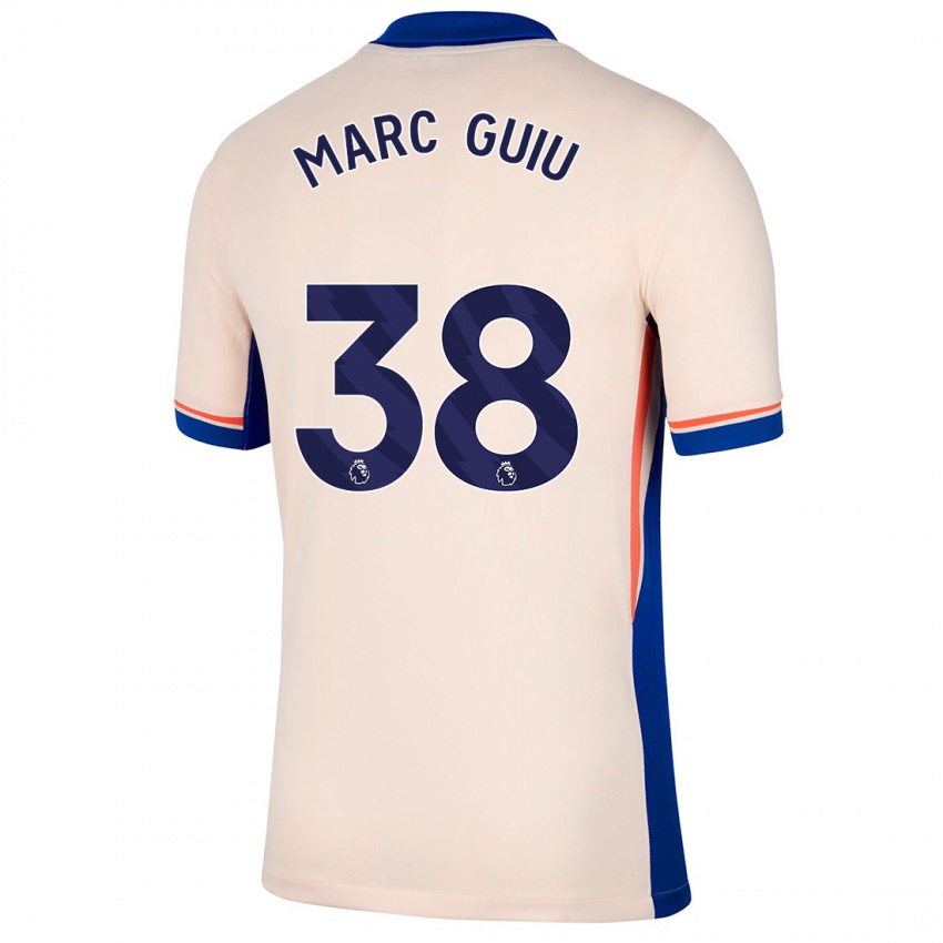 Gyermek Marc Guiu #38 Világos Bézs Idegenbeli Jersey 2024/25 Mez Póló Ing