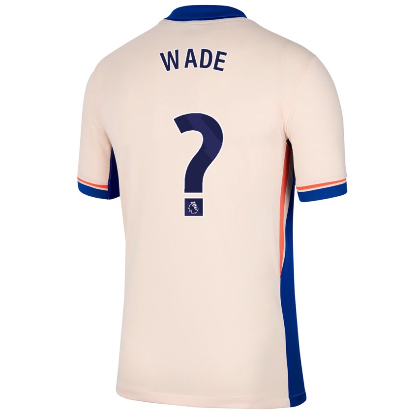 Gyermek Shaun Wade #0 Világos Bézs Idegenbeli Jersey 2024/25 Mez Póló Ing