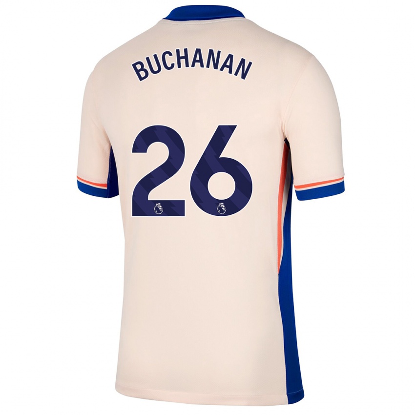 Gyermek Kadeisha Buchanan #26 Világos Bézs Idegenbeli Jersey 2024/25 Mez Póló Ing