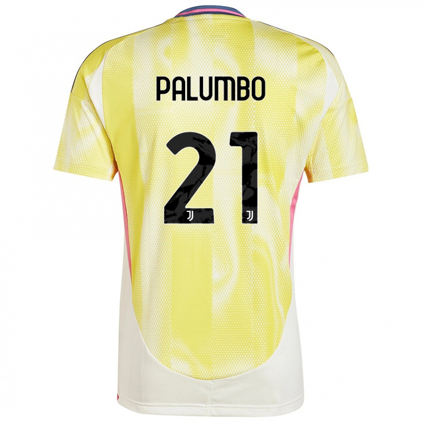 Gyermek Martin Palumbo #21 Napsárga Idegenbeli Jersey 2024/25 Mez Póló Ing