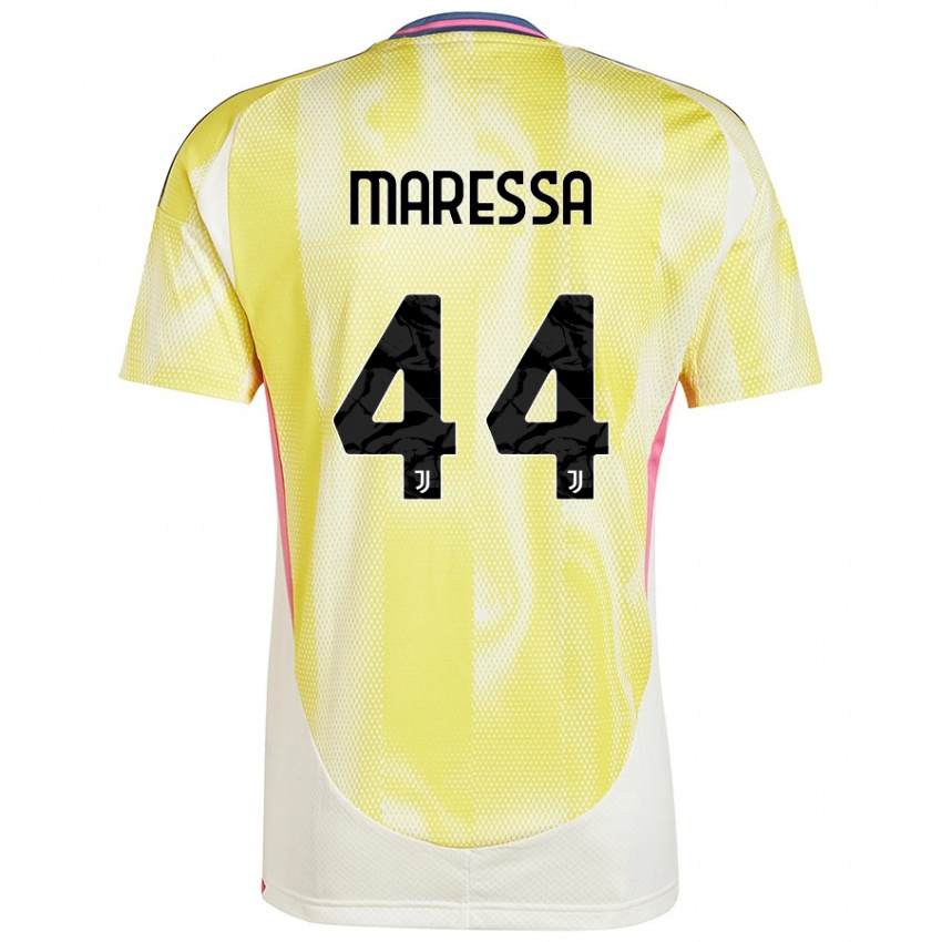 Gyermek Tommaso Maressa #44 Napsárga Idegenbeli Jersey 2024/25 Mez Póló Ing