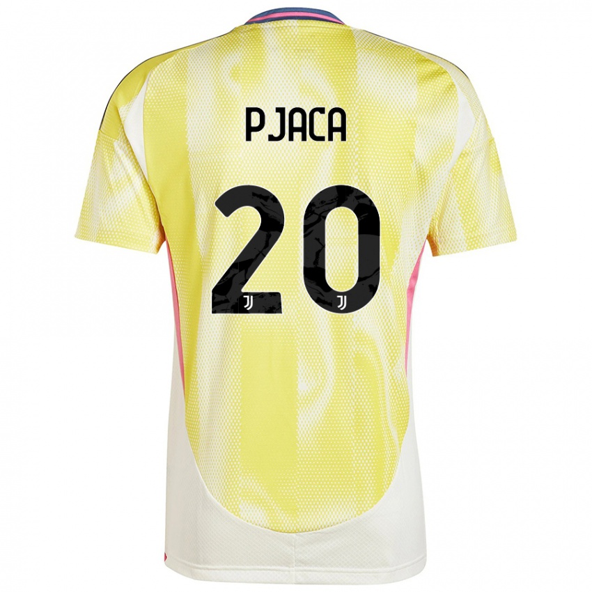 Gyermek Marko Pjaca #20 Napsárga Idegenbeli Jersey 2024/25 Mez Póló Ing