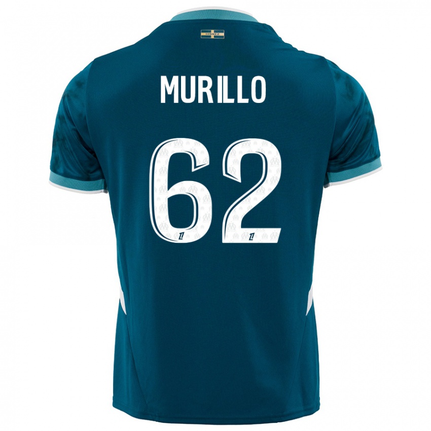 Gyermek Amir Murillo #62 Türkizkék Idegenbeli Jersey 2024/25 Mez Póló Ing