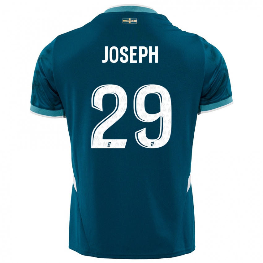 Gyermek Darlina Joseph #29 Türkizkék Idegenbeli Jersey 2024/25 Mez Póló Ing