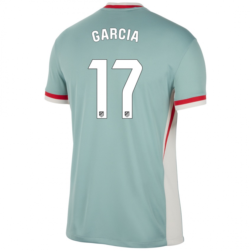 Gyermek Gaby García #17 Világos Bézs Kék Idegenbeli Jersey 2024/25 Mez Póló Ing