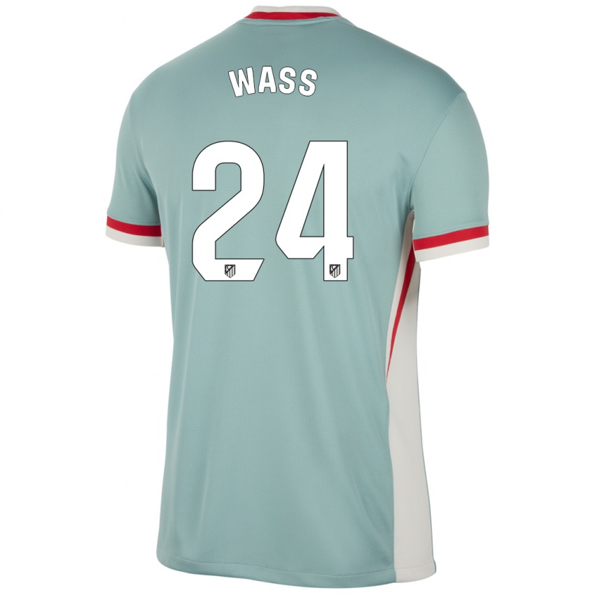 Gyermek Daniel Wass #24 Világos Bézs Kék Idegenbeli Jersey 2024/25 Mez Póló Ing