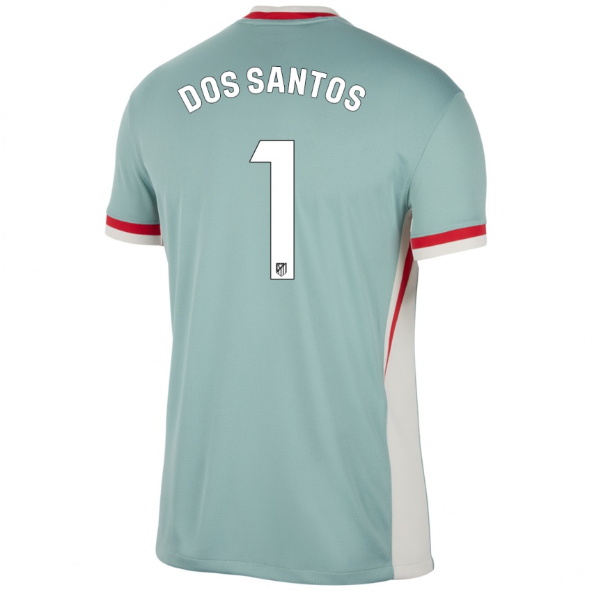 Gyermek Alex Dos Santos #1 Világos Bézs Kék Idegenbeli Jersey 2024/25 Mez Póló Ing