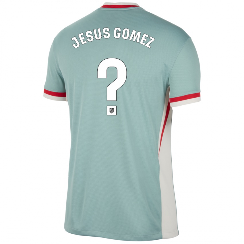 Gyermek Jesus Gomez #0 Világos Bézs Kék Idegenbeli Jersey 2024/25 Mez Póló Ing