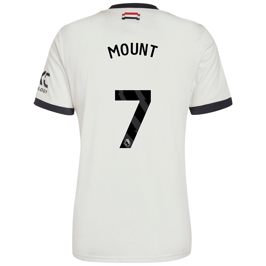 Gyermek Mason Mount #7 Törtfehér Harmadik Számú Jersey 2024/25 Mez Póló Ing