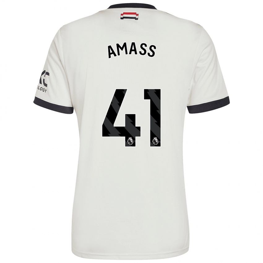 Gyermek Harry Amass #41 Törtfehér Harmadik Számú Jersey 2024/25 Mez Póló Ing