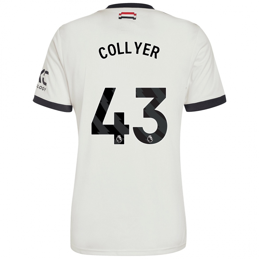 Gyermek Toby Collyer #43 Törtfehér Harmadik Számú Jersey 2024/25 Mez Póló Ing