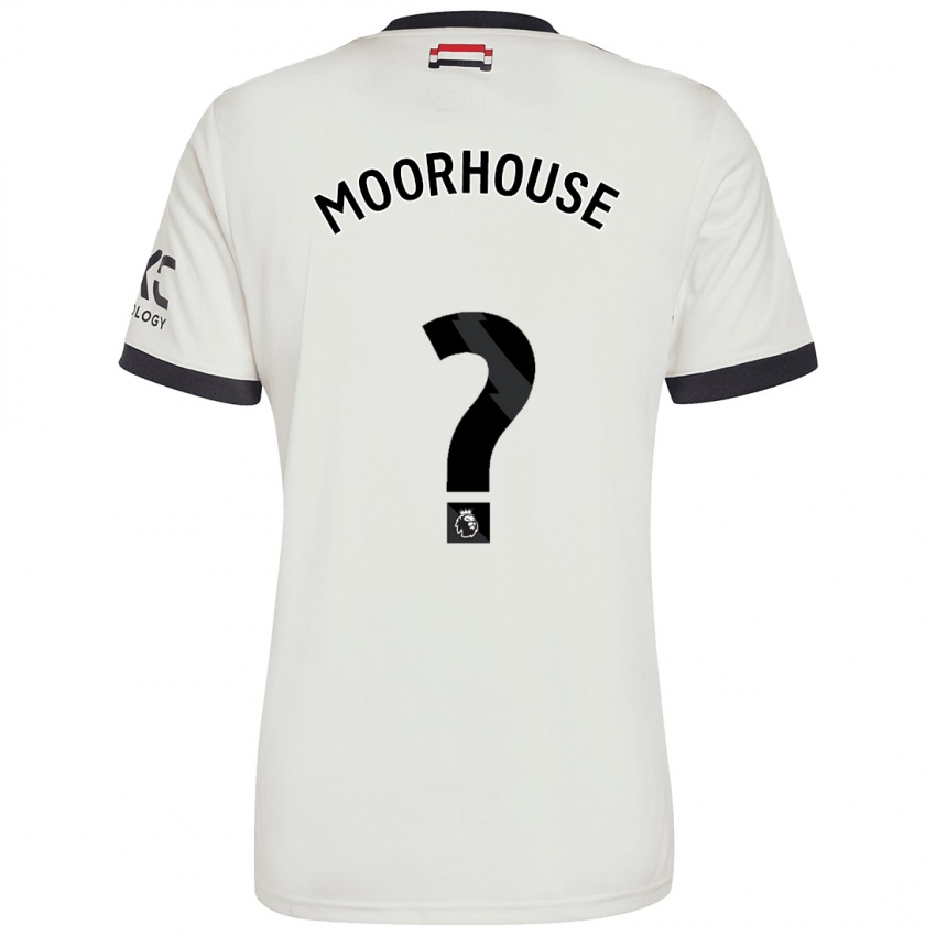 Gyermek Jack Moorhouse #0 Törtfehér Harmadik Számú Jersey 2024/25 Mez Póló Ing