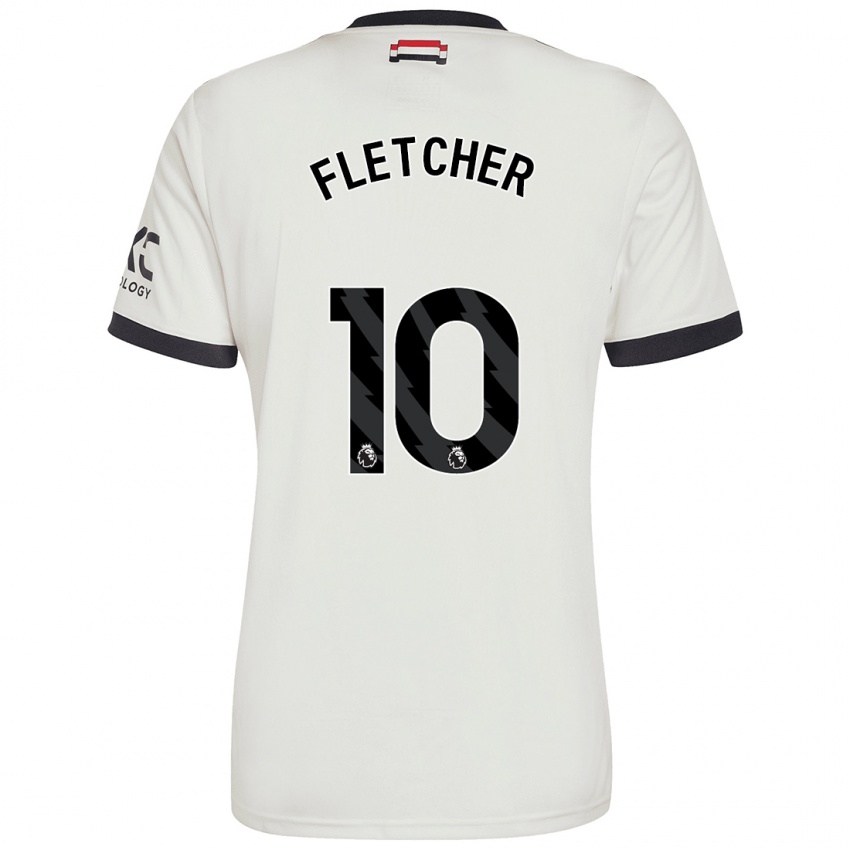 Gyermek Jack Fletcher #10 Törtfehér Harmadik Számú Jersey 2024/25 Mez Póló Ing