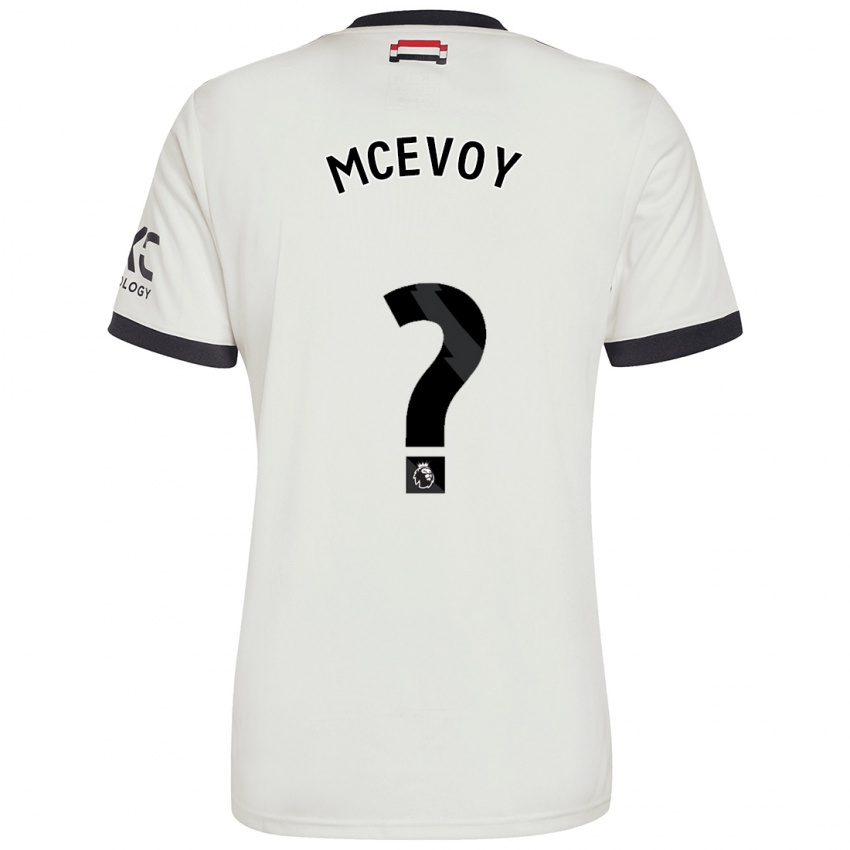 Gyermek Jay Mcevoy #0 Törtfehér Harmadik Számú Jersey 2024/25 Mez Póló Ing