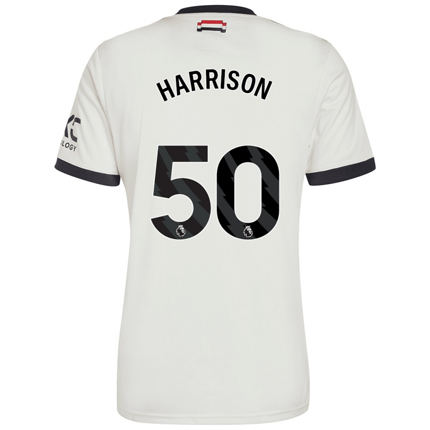 Gyermek Elyh Harrison #50 Törtfehér Harmadik Számú Jersey 2024/25 Mez Póló Ing