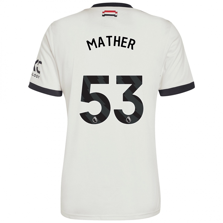 Gyermek Sam Mather #53 Törtfehér Harmadik Számú Jersey 2024/25 Mez Póló Ing