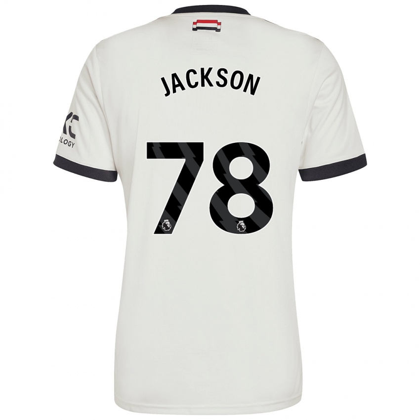 Gyermek Louis Jackson #78 Törtfehér Harmadik Számú Jersey 2024/25 Mez Póló Ing