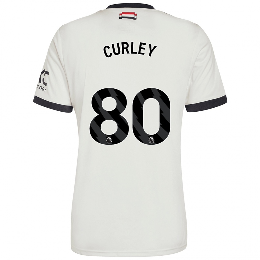 Gyermek Ruben Curley #80 Törtfehér Harmadik Számú Jersey 2024/25 Mez Póló Ing