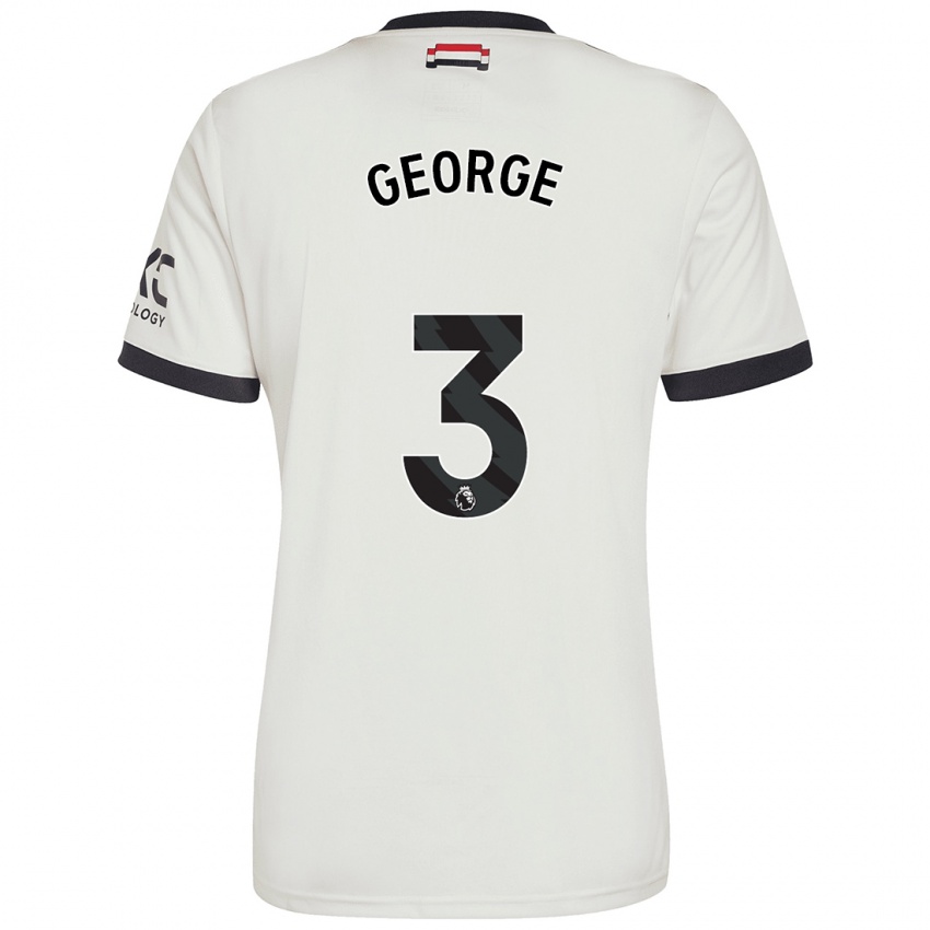 Gyermek Gabby George #3 Törtfehér Harmadik Számú Jersey 2024/25 Mez Póló Ing