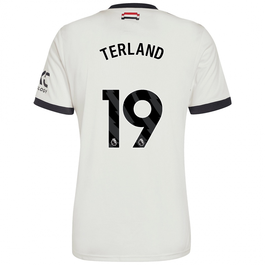 Gyermek Elisabeth Terland #19 Törtfehér Harmadik Számú Jersey 2024/25 Mez Póló Ing