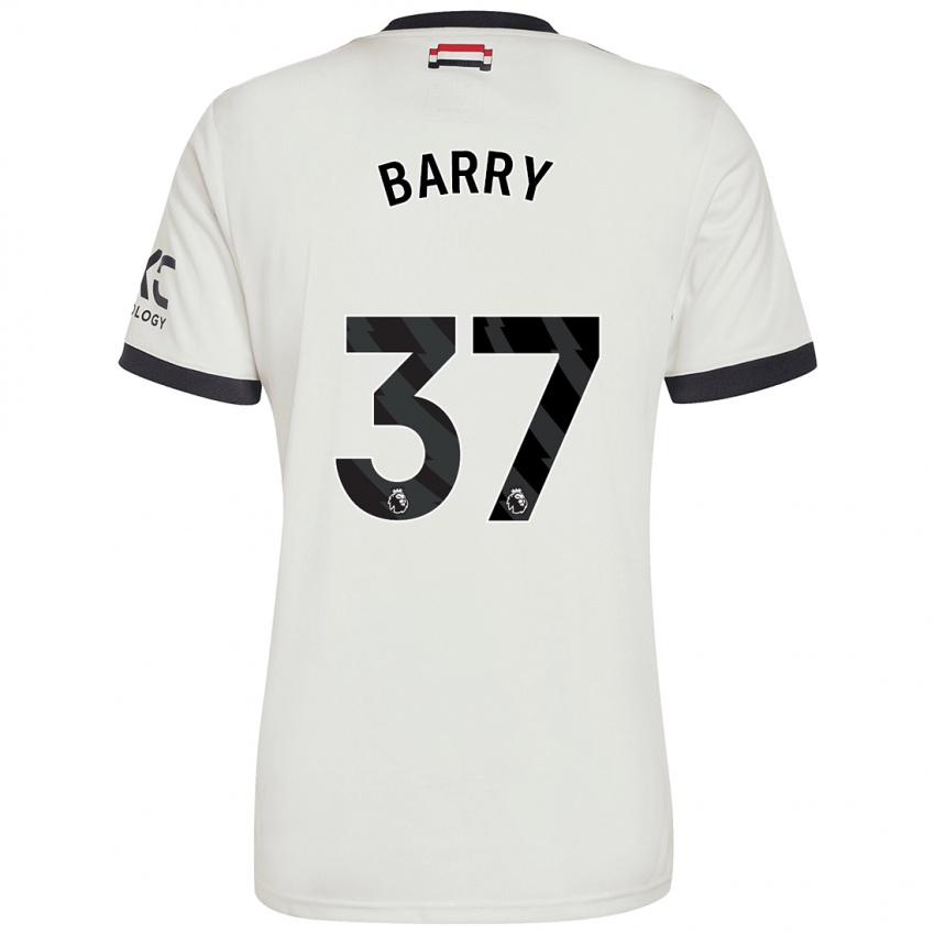 Gyermek Keira Barry #37 Törtfehér Harmadik Számú Jersey 2024/25 Mez Póló Ing