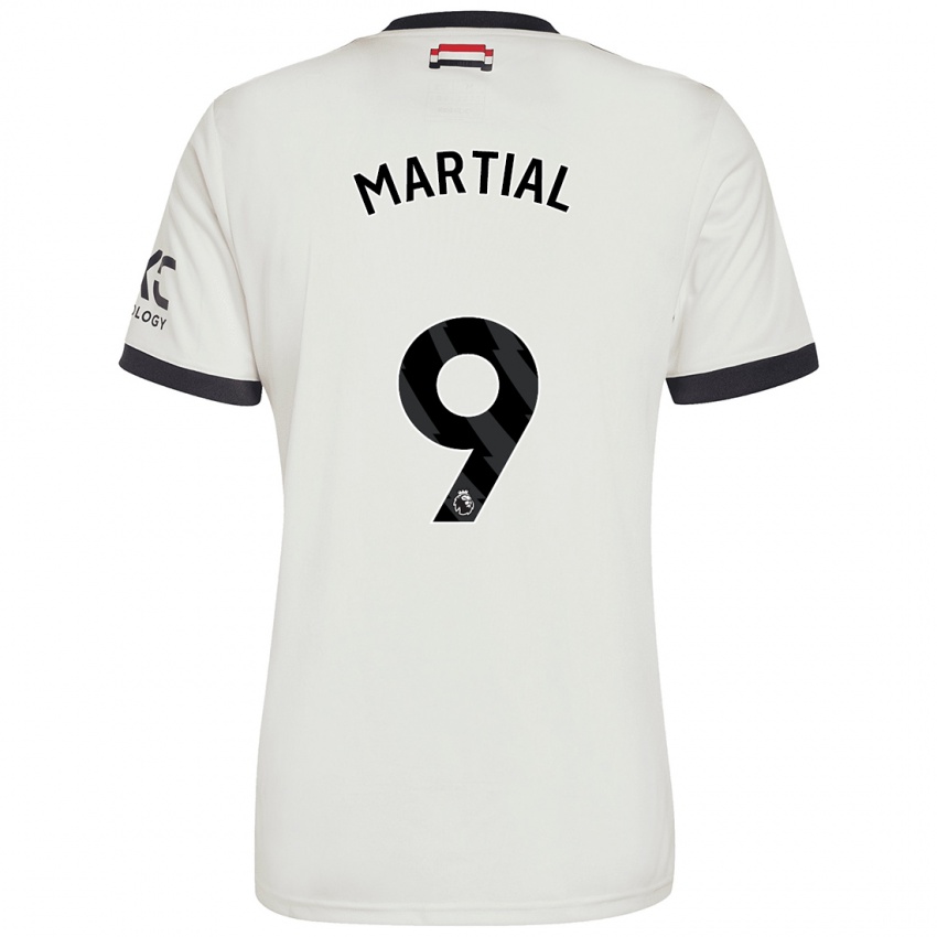 Gyermek Anthony Martial #9 Törtfehér Harmadik Számú Jersey 2024/25 Mez Póló Ing