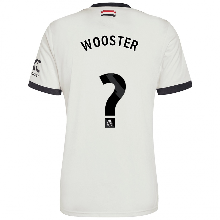 Gyermek Tom Wooster #0 Törtfehér Harmadik Számú Jersey 2024/25 Mez Póló Ing