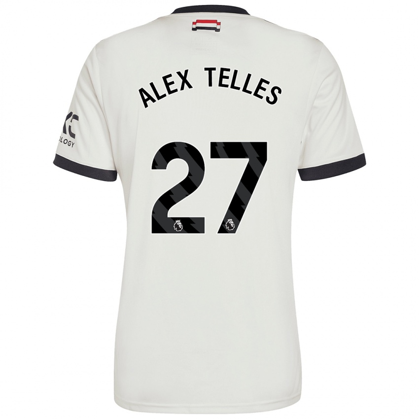 Gyermek Alex Nicolao Telles #27 Törtfehér Harmadik Számú Jersey 2024/25 Mez Póló Ing