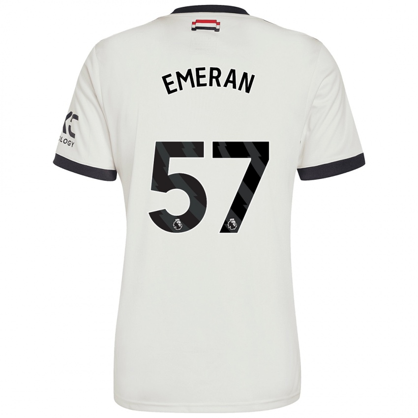 Gyermek Noam Emeran #57 Törtfehér Harmadik Számú Jersey 2024/25 Mez Póló Ing