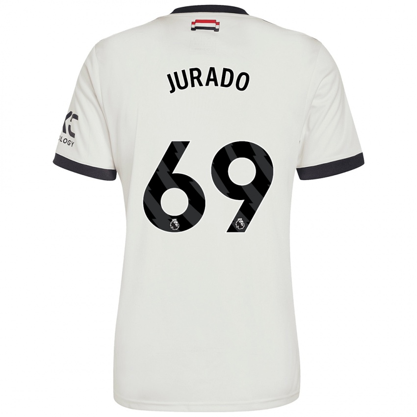 Gyermek Marc Jurado #69 Törtfehér Harmadik Számú Jersey 2024/25 Mez Póló Ing