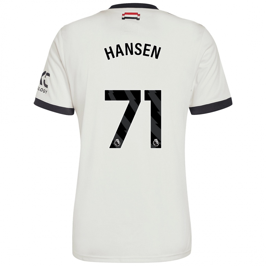 Gyermek Isak Hansen-Aaroen #71 Törtfehér Harmadik Számú Jersey 2024/25 Mez Póló Ing