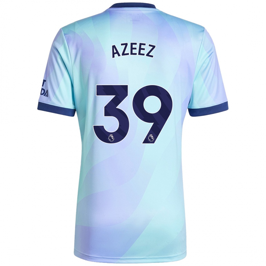 Gyermek Miguel Azeez #39 Aqua Harmadik Számú Jersey 2024/25 Mez Póló Ing