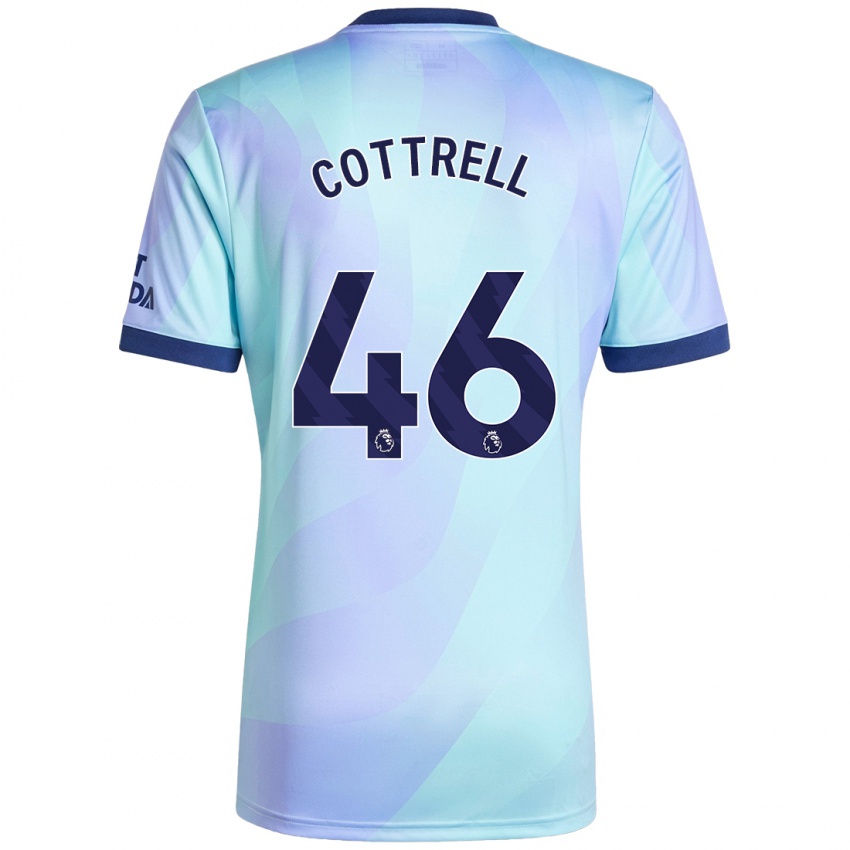 Gyermek Ben Cottrell #46 Aqua Harmadik Számú Jersey 2024/25 Mez Póló Ing