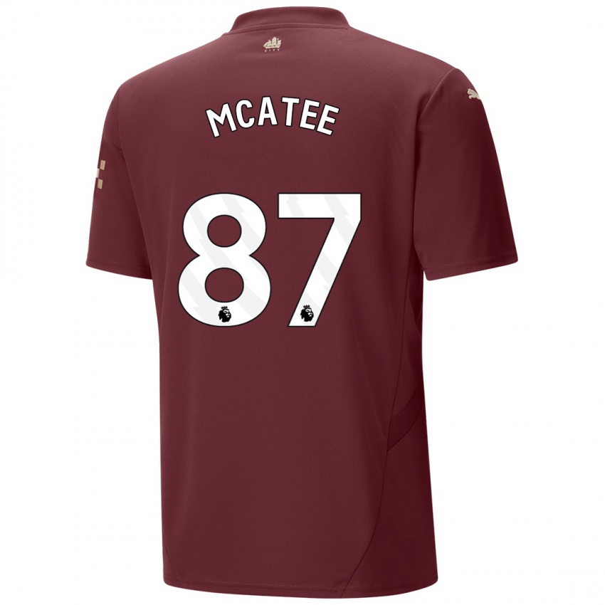 Gyermek James Mcatee #87 Gesztenyebarna Harmadik Számú Jersey 2024/25 Mez Póló Ing