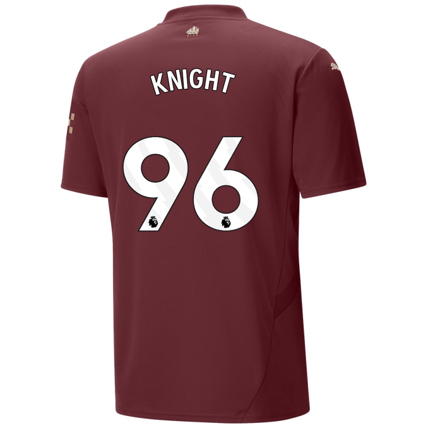 Gyermek Ben Knight #96 Gesztenyebarna Harmadik Számú Jersey 2024/25 Mez Póló Ing