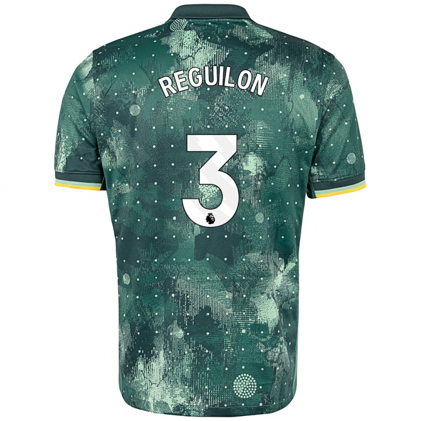 Gyermek Sergio Reguilon #3 Menta Zöld Harmadik Számú Jersey 2024/25 Mez Póló Ing