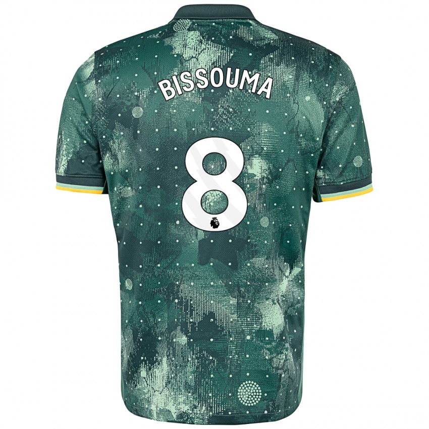 Gyermek Yves Bissouma #8 Menta Zöld Harmadik Számú Jersey 2024/25 Mez Póló Ing