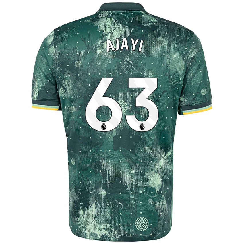 Gyermek Damola Ajayi #63 Menta Zöld Harmadik Számú Jersey 2024/25 Mez Póló Ing