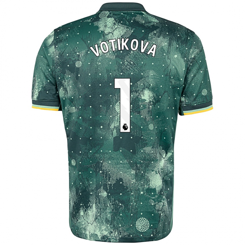 Gyermek Barbora Votíková #1 Menta Zöld Harmadik Számú Jersey 2024/25 Mez Póló Ing