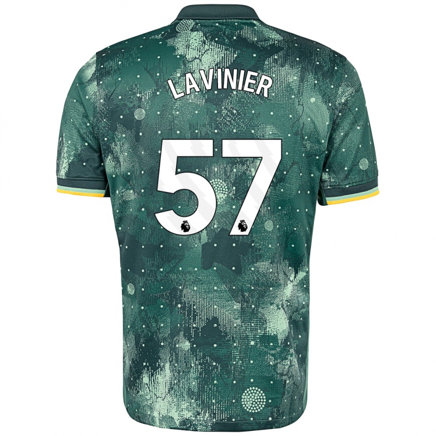 Gyermek Marcel Lavinier #57 Menta Zöld Harmadik Számú Jersey 2024/25 Mez Póló Ing