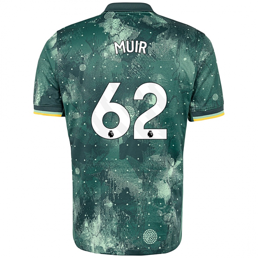 Gyermek Marqes Muir #62 Menta Zöld Harmadik Számú Jersey 2024/25 Mez Póló Ing