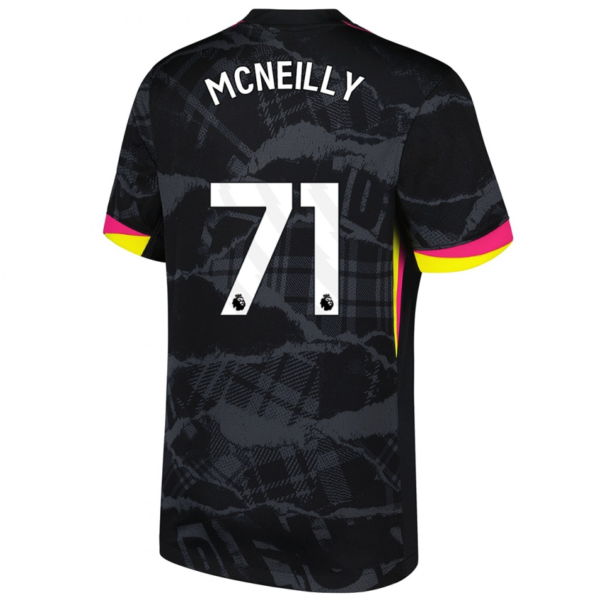 Gyermek Donnell Mcneilly #71 Fekete Rózsaszín Harmadik Számú Jersey 2024/25 Mez Póló Ing