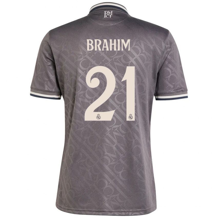 Gyermek Brahim Diaz #21 Faszén Harmadik Számú Jersey 2024/25 Mez Póló Ing