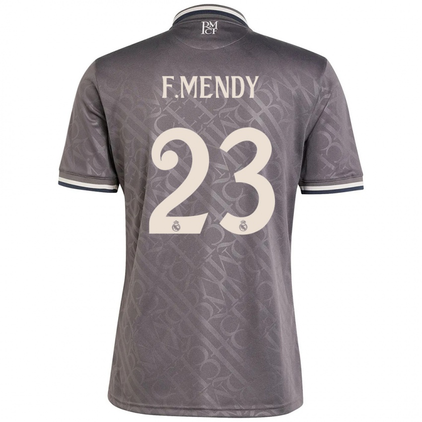 Gyermek Ferland Mendy #23 Faszén Harmadik Számú Jersey 2024/25 Mez Póló Ing