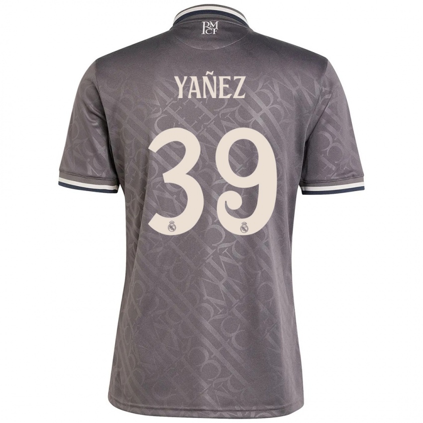 Gyermek Daniel Yañez #39 Faszén Harmadik Számú Jersey 2024/25 Mez Póló Ing